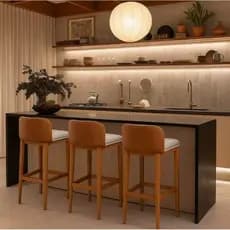Kit 3 Banquetas Area Gourmet Onix