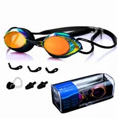Óculos Natação Lente Holográfica Espelhada Proteção Uv Mobilidadii