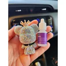 Aromatizador Para Carro Cheirinho Para Carro  Decoração Interior Veículo Essência + Urso Luxo