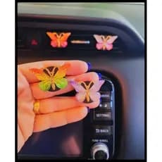 kit clip aromatizador para carro  perfume difusor para carro com 2 ou 4 unidades borboletas+essência