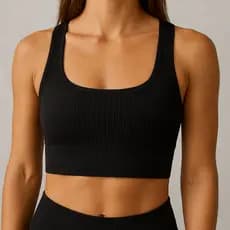 Top Feminino Nadador Canelado Alça Grossa Reforçada Academia Fitness Treino de Poliamida Sem Bojo