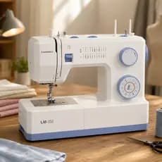 Máquina Costura Heavy Duty 23 Pontos Bivolt Automática LM-350 Lanmax Profissional