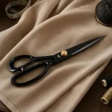 Tesoura Alfaiate 9” Profissional Titanium Lanmax Corte Preciso Costura