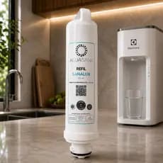 Refil Filtro Água Compatível Electrolux 001 Purificador Carvão Ativado