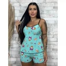 Pijama short dool baby micro estampado