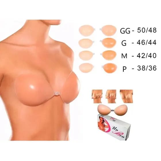 Kit 2 Sutiã soutien adesivo UMBRA levanta seios reutilizável