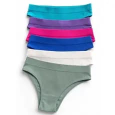 kits Calcinhas Canelada Conforto Poliamida Premium Importada