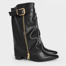 Bota Feminina Capa Ramarim Cano Medio Salto Bloco Original