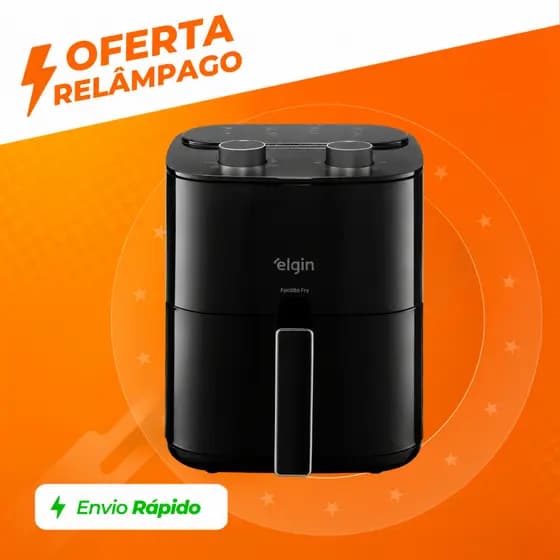 Fritadeira Air Fryer Facilita Fry 3,5 Litros Preta Elgin