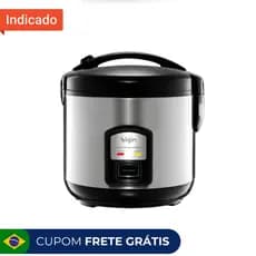 Panela Elétrica Inox Elgin 10 Xícaras - 700w - Panela de Arroz Cozinha e Frita