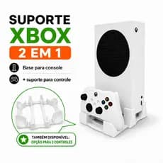 Suporte Xbox Series S 2 em 1 Base Para Console + Controle Organizador Gamer Suporte para Controle XBOX Base Console XBOX