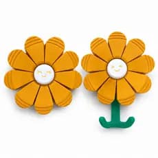 Girassol Decorativo Cozinha Prendedor de Embalagem Hermético Porta Pano de Prato com Ímã