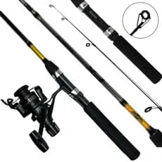 KIT DE PESCA SHIMANO COMPLETO VARA FX 1.68M 6-14LB COM MOLINETE SHIMANO IX 1000R