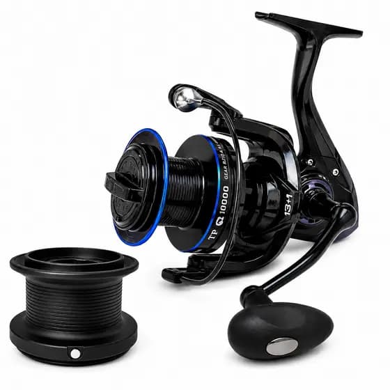 Molinete Pesca Praia Costao TP 10000 14 Rolamentos - Drag:25kg - Carretel Alumino  C/ Carretel Extra