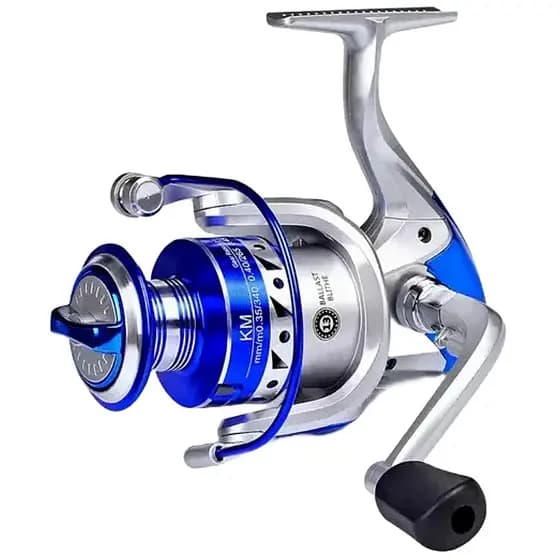 Molinete de Pesca Alto Mar Km 5000 - 13 Rolamentos - Drag: 8kg - Carretel de Aluminio