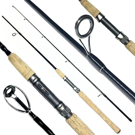 VARA PARA MOLINETE LUMIS INFINITY BLACK 6'0" (1.83M) - 5-14LB - CARBONO IM6 - 2 PARTES