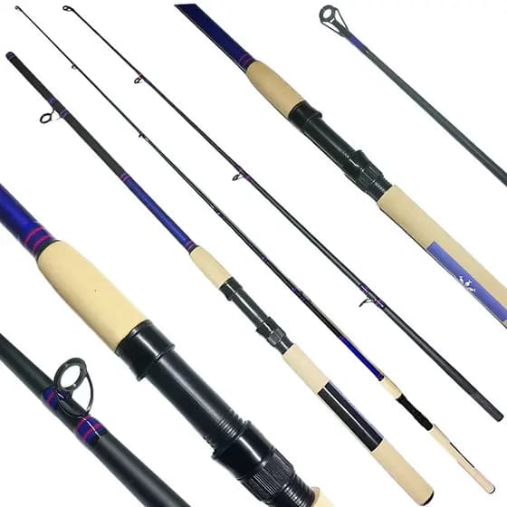 VARA PARA MOLINETE CMIK 6'0" 1.80M CARBONO - 10-35LB - ALTA QUALIDADE - 2 PARTES