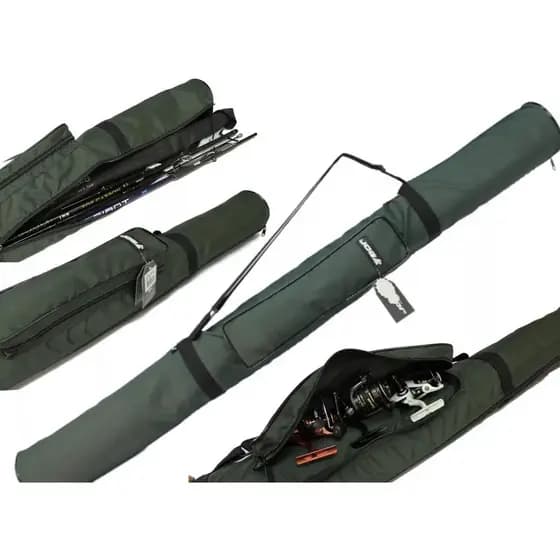 BOLSA PORTA VARAS JOGA COM ALÇA E BOLSO LATERAL 1,90 MT VERDE - REFORÇADA