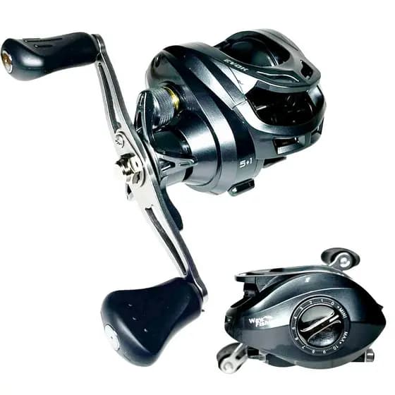 CARRETILHA DE PESCA PESQUEIRO WAY FISHING EVOK 6000 - 6 ROLAMENTOS - DRAG:8KG