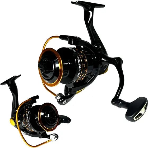 MOLINETE DE PESCA SAHARA FORCE 5000 - 5 ROLAMENTOS - DRAG: 12KG -CARRETEL ALUMINIO