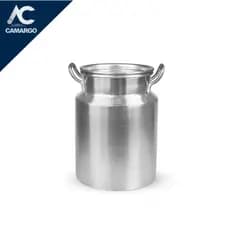 Latão De Leite Alumínio Fosco 5 Litros (leiteira fazenda)