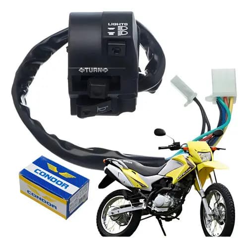 Punho Chave Luz Nxr 150 Bros 2009 2010 2011 2012 Ks Es Esd