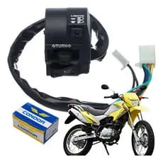 Punho Chave Luz Nxr 150 Bros 2009 2010 2011 2012 Ks Es Esd