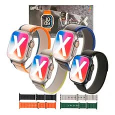 Relógio Inteligente X10 Ultra Chat GPT NFC GPS Foto Música IP68 Resistente à Água Termômetro