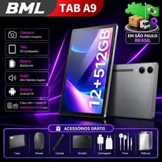 Tablet Bml A9 5g Lte Wi-fi 512gb 12gb Ram Tela 10.1