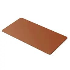 Desk Pad de Couro Sintético Grande Caramelo Feltro Escritório