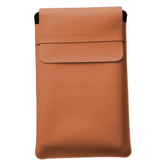 Case Pasta Capa Para Notebook Couro Sintético Caramelo
