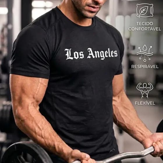 Camiseta Academia Masculina Dry Fit Treino Corrida Esporte Confortável Crosfit Futebol Volei Praia