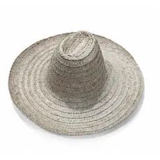 Chapéu De Palha Caipira palha natural trançada Unissex Proteção Sol Praia Fazenda
