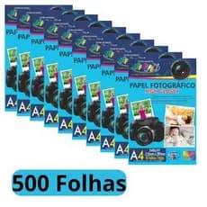 Kit Papel Fotográfico High Glossy 240g Off Paper 500 folhas