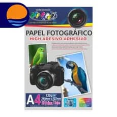 Papel Fotográfico High Adesivo Off Paper 130g