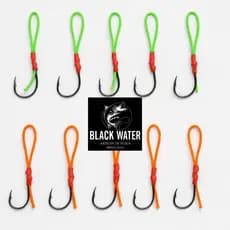 kit com 10 suporte kook / assist hook  para micro jig,jig head,jumping jig,pesca de corvina,robalo