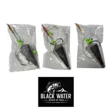 Kit Chumbada UFO para Pesca – 3 Unidades (90g, 110g, 125g) com Sistema de Pernada Direta