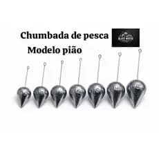 Kit Chumbada de Pesca Pião – Haste longa de Inox