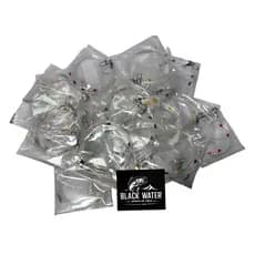 kit 10 chicotes de pesca com miçanga rotor+ brinde