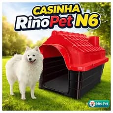 Casa Casinha Plastica De Cachorro Cães N6 Desmontável