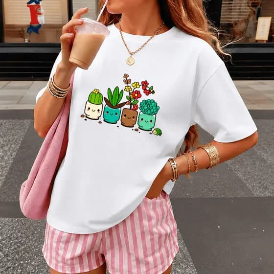 Camiseta Tee Shirt Verão Flores Brasilidades 100% Algodão Praia Brasil