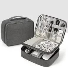 Portátil USB Linha De Dados Carregador Saco Armazenamento Organizador Cabo Viagem À Prova Dwaterproof Água Eletrônico Di