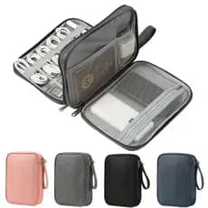 Saco De Armazenamento De Produtos Digitais À Prova De Choque USB Linha De Dados Carregador Plug Organizador Portátil Via