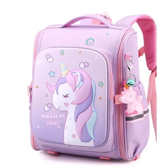 Nova Menina Sacos De Escola Criança Rosa Unicórnio Impressão Mochilas Estudante Do Jardim De Infância Bonito Meninas Cri