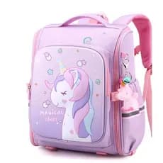 Nova Menina Sacos De Escola Criança Rosa Unicórnio Impressão Mochilas Estudante Do Jardim De Infância Bonito Meninas Cri