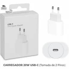 Carregador Turbo Lightning De iPhone Fonte com Cabo Carregamento Rápido 1m PD 20w - Promoção