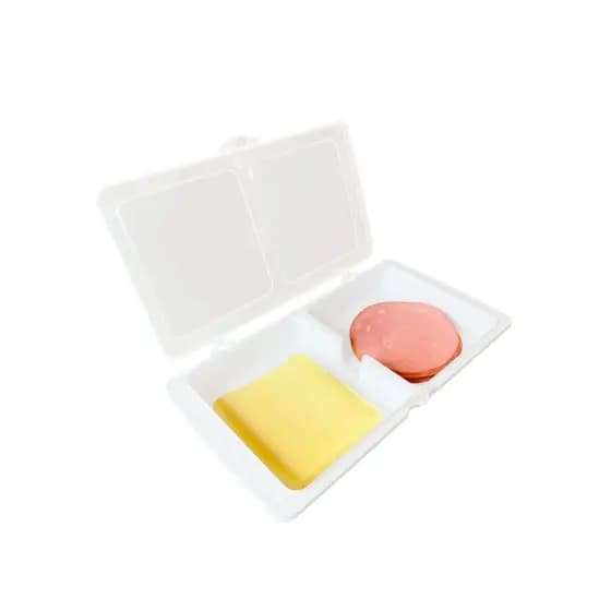 Pote Porta Frios Divisória Presunto Queijo Frios de Geladeira Transparente Plastico Resistente Vasilha Potinho Organizador Geladeira Cozinha