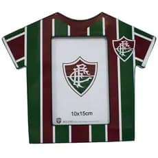 PORTA RETRATO FLUMINENSE 10X15 CM OFICIAL DO CLUBE MODELO CAMISETA TRICOLOR