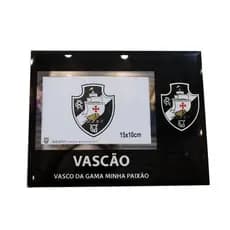 PORTA RETRATO VASCO GIGANTE DA COLINA VIDRO 10X15 CM ORIGINAL DO CLUBE