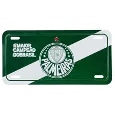 PLACA PALMEIRAS CARRO ENFEITE METAL DECORAÇÃO OFICIAL DO CLUBE